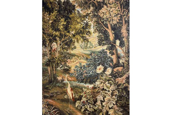 Gobelín Tapisserie Verdure aux Oiseaux